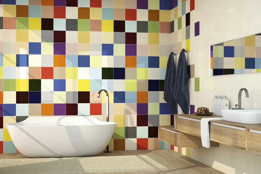 Coloured Bathroom Colour Scheme