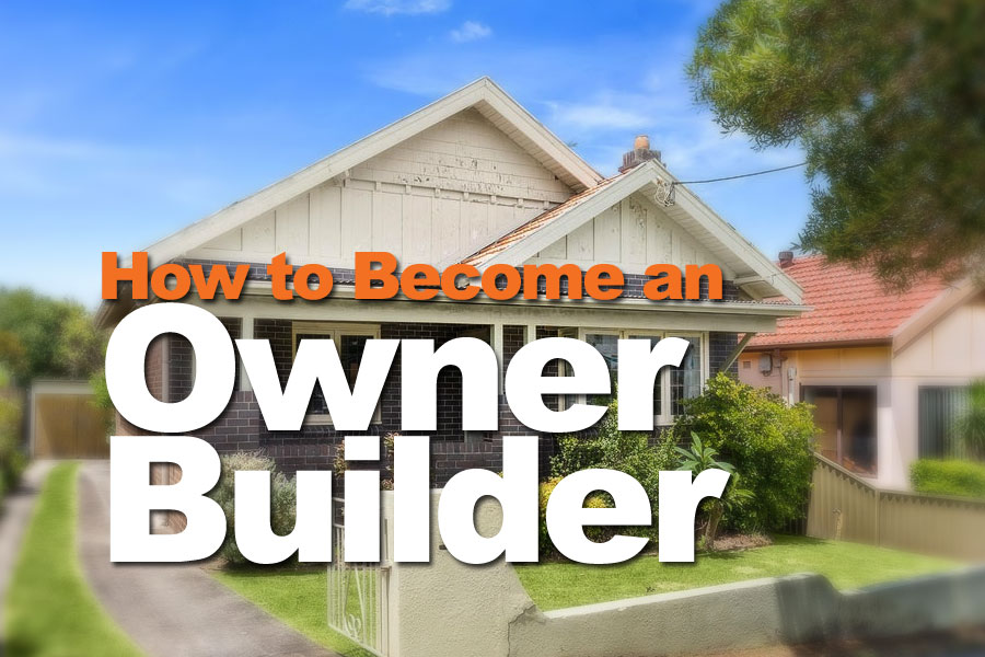 how to become an owner builder