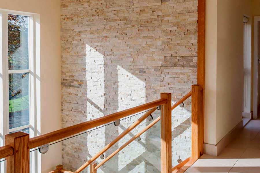 Staircase feature wall