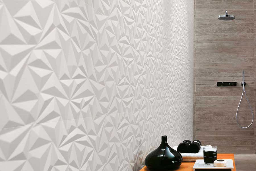 Tile feature wall